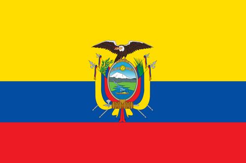 The flag of Ecuador